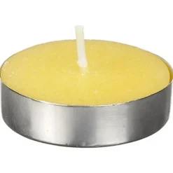 Atmosphera Citronella geur theelichtjes - Citrusgeur - 24x stuks Outlet