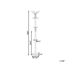 Beliani CLAXTON - Kapstok - Zwart - Staal
