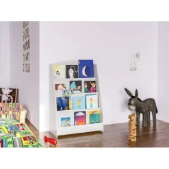 CLP Boekenkast Melfa Hout - wit Clearance