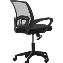 CLP Bureaustoel Auburn zwart Frame - Microfiber - zwart Best