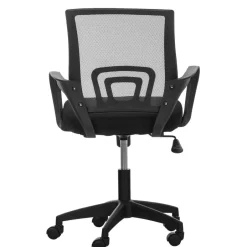 CLP Bureaustoel Auburn zwart Frame - Microfiber - zwart Best