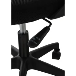 CLP Bureaustoel Auburn zwart Frame - Microfiber - blauw Hot