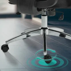 CLP Bureaustoel Bryden chroom Frame - Kunststof - zwart Sale