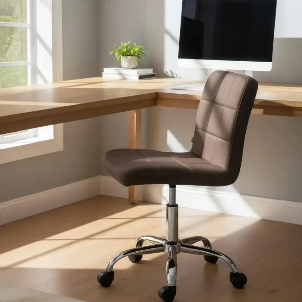 CLP Bureaustoel Darfield Stof - bruin Hot