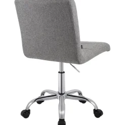 CLP Bureaustoel Darfield Stof - grijs Sale