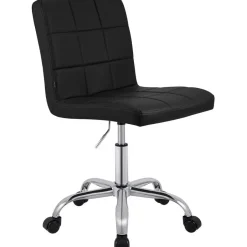 CLP Bureaustoel Darfield Kunstleer - zwart