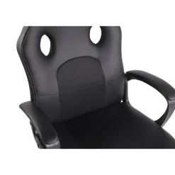 CLP Bureaustoel Elbing zwart Frame - Kunstleer - zwart/zwart New