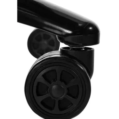 CLP Bureaustoel Keren zwart Frame - Echt leer - wit New