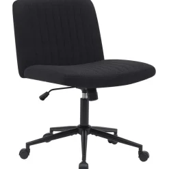 CLP Bureaustoel Kingman zwart Frame - Stof - zwart Online