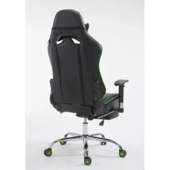 CLP Bureaustoel Limit zwart Frame - Kunstleer - zwart/groen Best