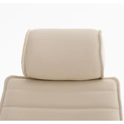 CLP Bureaustoel Rako V2 chroom Frame - Kunstleer - creme Clearance