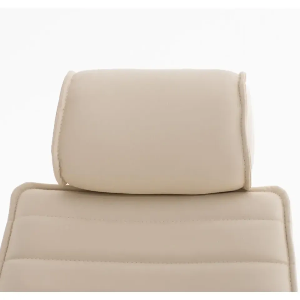 CLP Bureaustoel Rako V2 chroom Frame - Kunstleer - creme Clearance