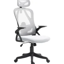 CLP Bureaustoel Taos zwart Frame - Stof - grijs Hot