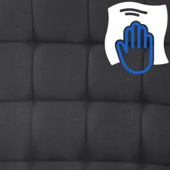 CLP Bureaustoel Terni chroom Frame - Stof - zwart Online