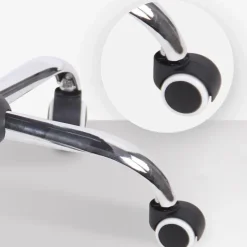 CLP Bureaustoel Terni chroom Frame - Stof - zwart Online