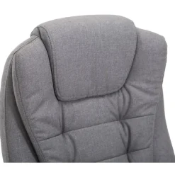 CLP Bureaustoel Thor chroom Frame - Stof - grijs New