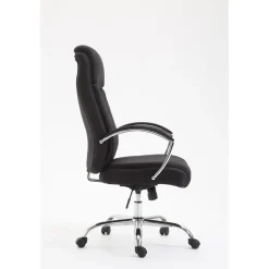 CLP Bureaustoel XL Vaud chroom Frame - Stof - zwart Sale