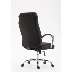 CLP Bureaustoel XL Vaud chroom Frame - Stof - zwart Sale