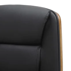 CLP Bureaustoel Yankton Kunstleer - walnoot/zwart Sale