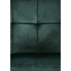 CLP Eetkamerstoel Emia zwart Frame - Fluweel - groen Clearance