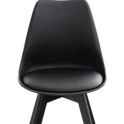 CLP Eetkamerstoel Linares natura Frame - Kunststof - zwart/zwart Sale