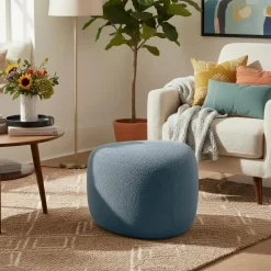 CLP Hocker Alfrisa Stof - donkergrijs Online