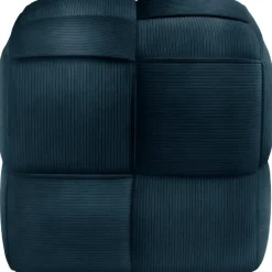 CLP Hocker Forinta Ribstof - donkerblauw Outlet