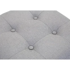 CLP Hocker Pharao antiek licht Frame - Stof - licht grijs Discount