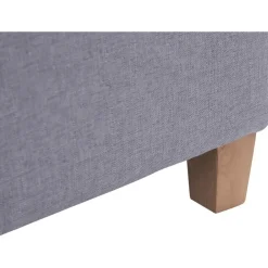 CLP Hocker Pharao antiek licht Frame - Stof - licht grijs Discount