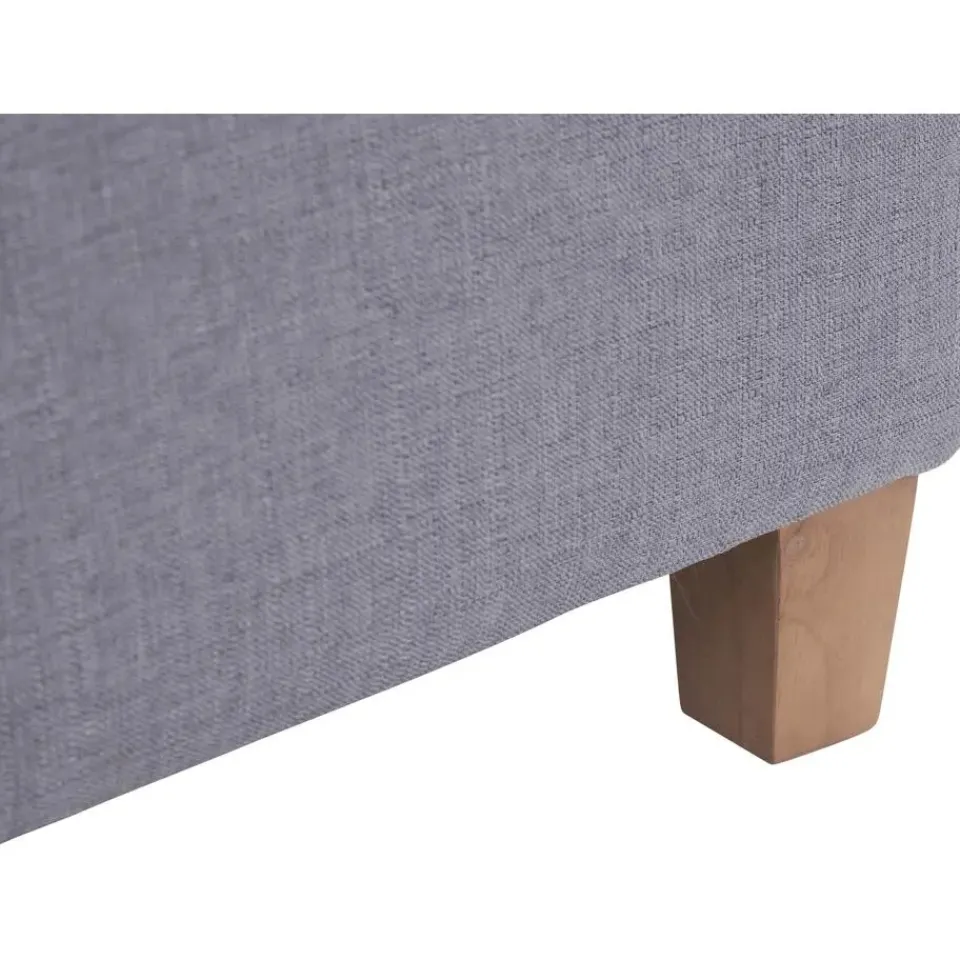 CLP Hocker Pharao antiek licht Frame - Stof - licht grijs Discount