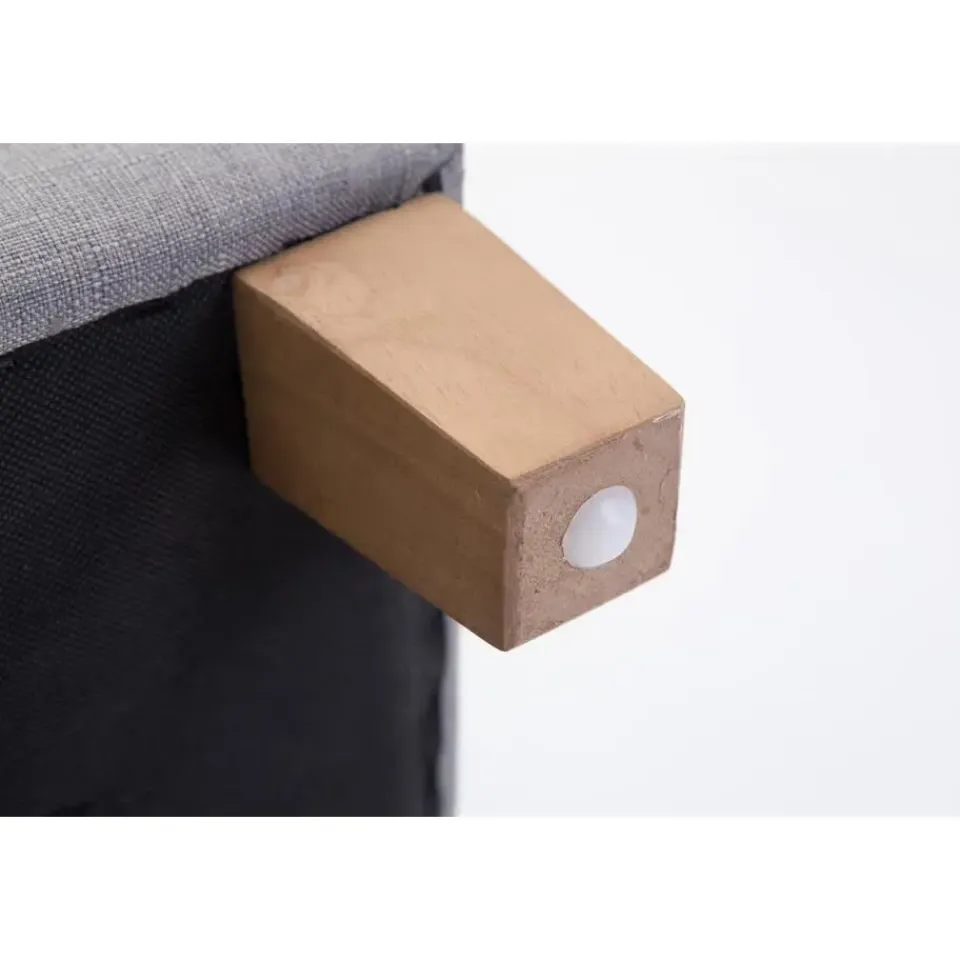 CLP Hocker Pharao antiek licht Frame - Stof - licht grijs Discount