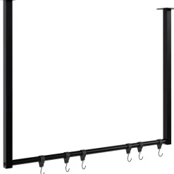 CLP Kledingrek Fenton 60x80x7 cm - zwart Discount