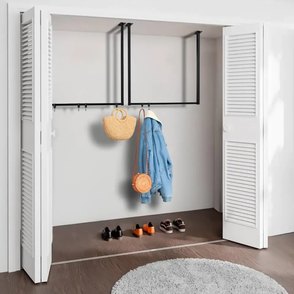 CLP Kledingrek Fenton 80x80x7 cm - zwart Hot