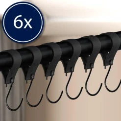 CLP Kledingrek Fenton 80x80x7 cm - zwart Hot