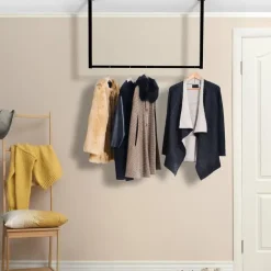 CLP Kledingrek Fenton 60x100x7 cm - zwart Sale