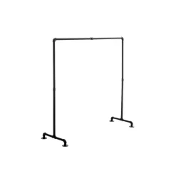 CLP Kledingrek Jersey 150x150x55 cm - zwart Clearance