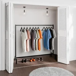 CLP Kledingrek Melva 120x150x38 cm - zwart