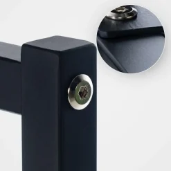 CLP Kledingrek Melva 120x150x38 cm - zwart