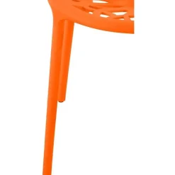 CLP Set van 2 Tuinstoel Hope Kunststof - oranje Best