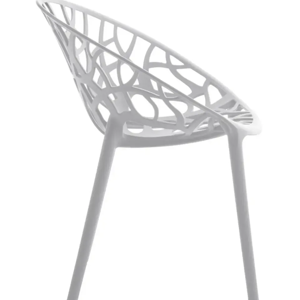 CLP Set van 2 Tuinstoel Hope Kunststof - licht grijs Best