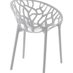 CLP Set van 2 Tuinstoel Hope Kunststof - licht grijs Best