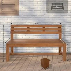 CLP Teakbank Augusta 150 cm Sale