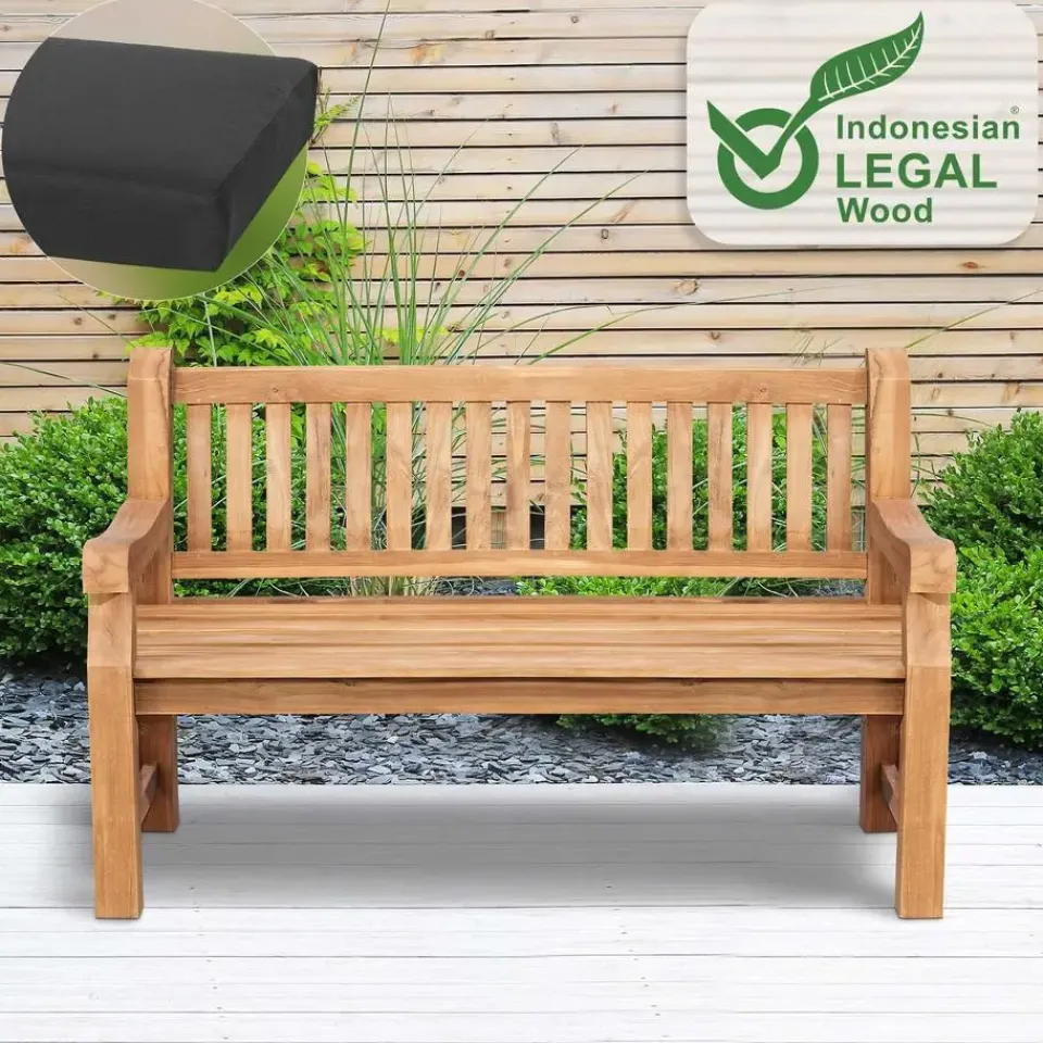 CLP Tuinbank Jackson V2 150 cm - donkergrijs Discount