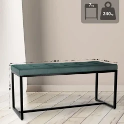 CLP 2-zits Bankje Barci 100 cm - groen Outlet