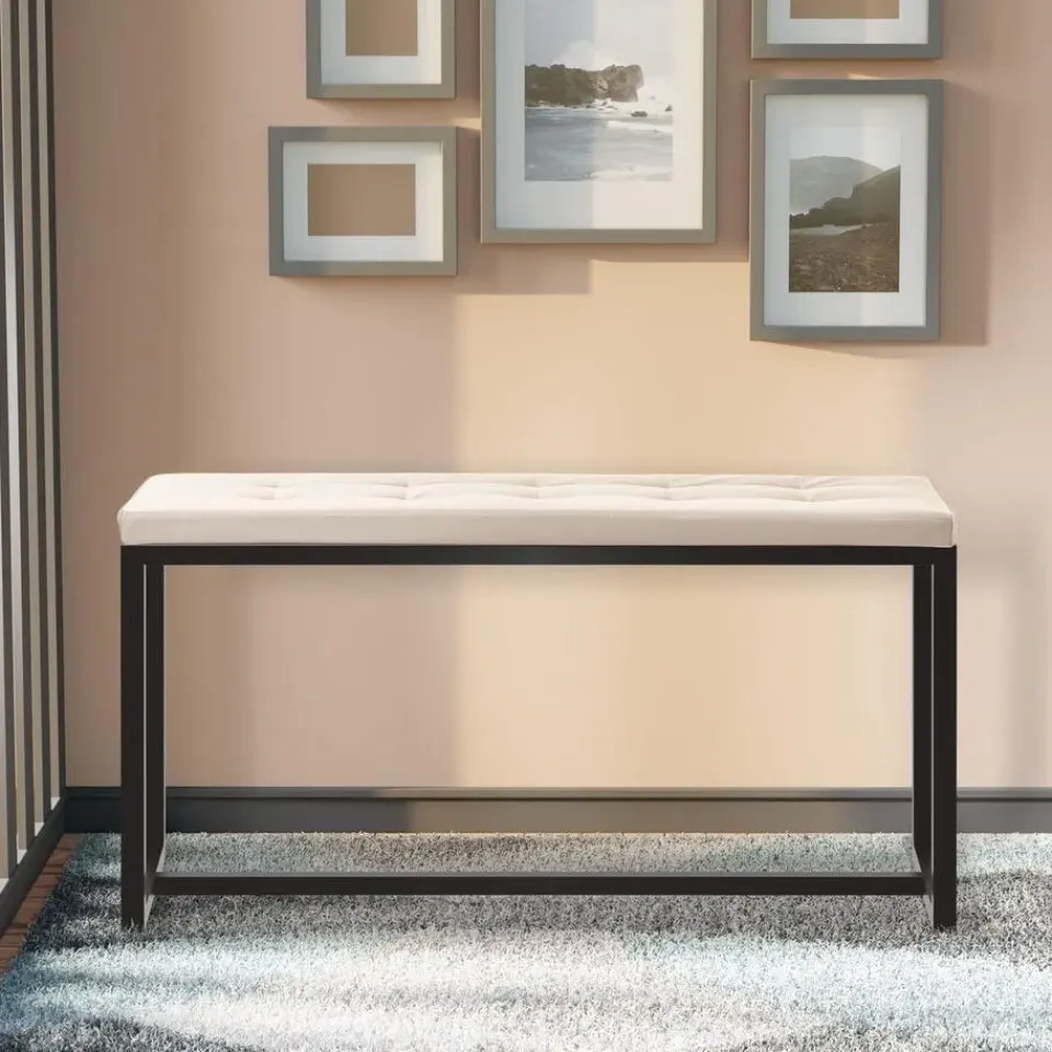 CLP 2-zits Bankje Barci 100 cm - creme Outlet