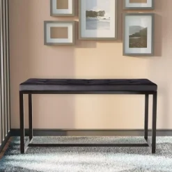 CLP 2-zits Bankje Barci 100 cm - zwart Outlet