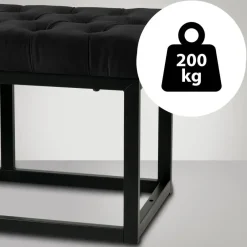 CLP 2-zits Bankje Polson 120 cm - zwart Hot