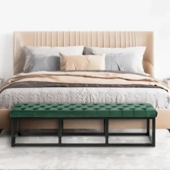 CLP 2-zits Bankje Polson 150 cm - groen Discount