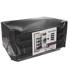 CM keukentrolley - op wieltjes - 4 laags - zwart - kunststof Sale