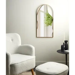 Beliani COLOMBIER - Wandspiegel - Goud - Metaal New